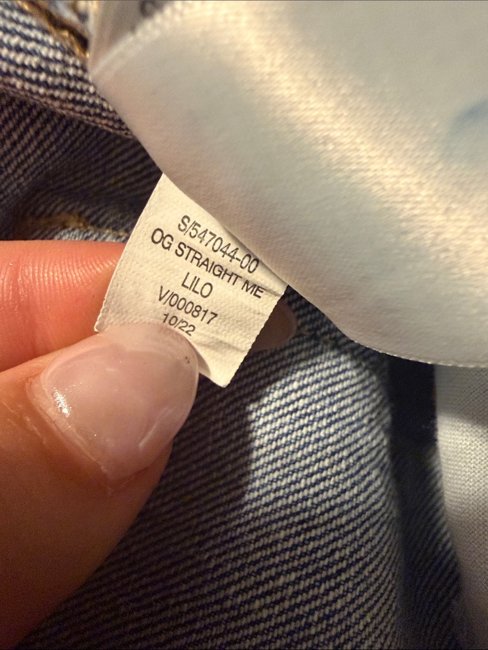 OLD NAVY OG-STRAIGHT JEANS - Picture 4 of 4